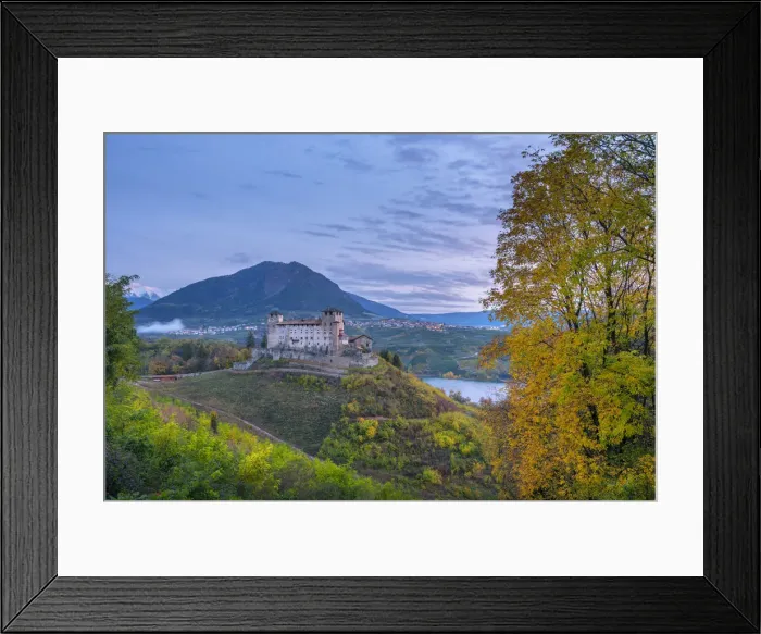 Framed Print : Cles Castle in Non valley Europe, Italy, Trentino, Trento province, Non valley, Cles Framed Print : Cles Castle in Non valley Europe, Italy, Trentino, Trento province, Non valley, Cles