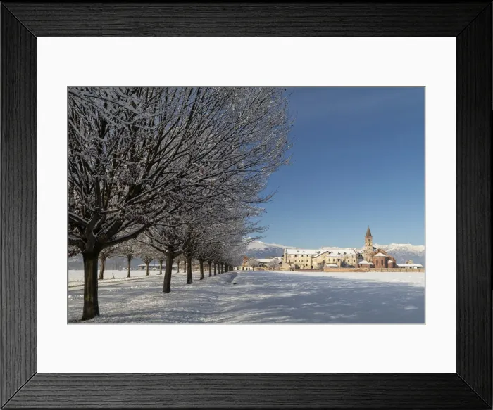 Framed Print : Staffarda, Cuneo district, Piedmont, Italy. Abbey of Staffarda Framed Print : Staffarda, Cuneo district, Piedmont, Italy. Abbey of Staffarda