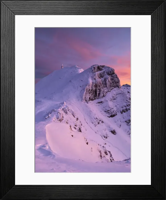 Framed Print : Winter sunset at La Nuda mountain, Cerreto Laghi, municipality of Ventasso, Reggio Framed Print : Winter sunset at La Nuda mountain, Cerreto Laghi, municipality of Ventasso, Reggio