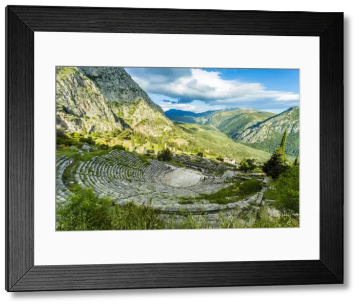 Framed Print : Archeological site of Delphi, Phocis, Greece Framed Print : Archeological site of Delphi, Phocis, Greece