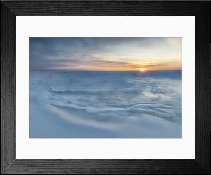 Framed Print : Sea ice pattern of the frozen Hudson Bay, Churchill, Manitoba, Canada Framed Print : Sea ice pattern of the frozen Hudson Bay, Churchill, Manitoba, Canada