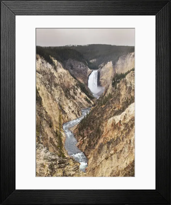 Framed Print : Lower Yellowstone falls, Yellowstone National Park, Wyoming, USA Framed Print : Lower Yellowstone falls, Yellowstone National Park, Wyoming, USA