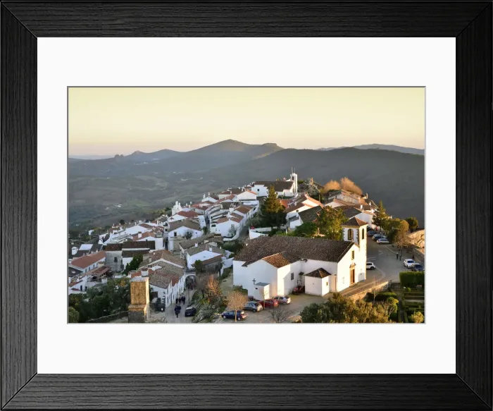 Framed Print : The 9th century village of Marvao with Arab origin. Portugal Framed Print : The 9th century village of Marvao with Arab origin. Portugal