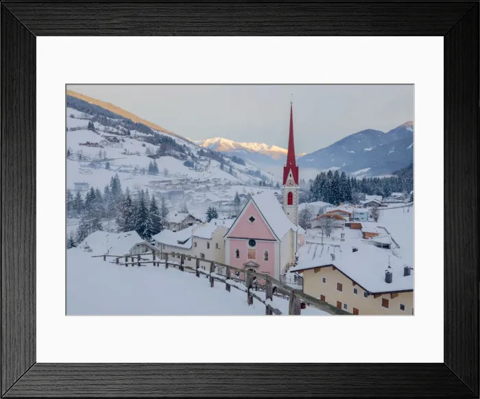Framed Print : The little town of Mareta in the Ridnaun Valley, Ridnaun Valley, Bolzano province Framed Print : The little town of Mareta in the Ridnaun Valley, Ridnaun Valley, Bolzano province