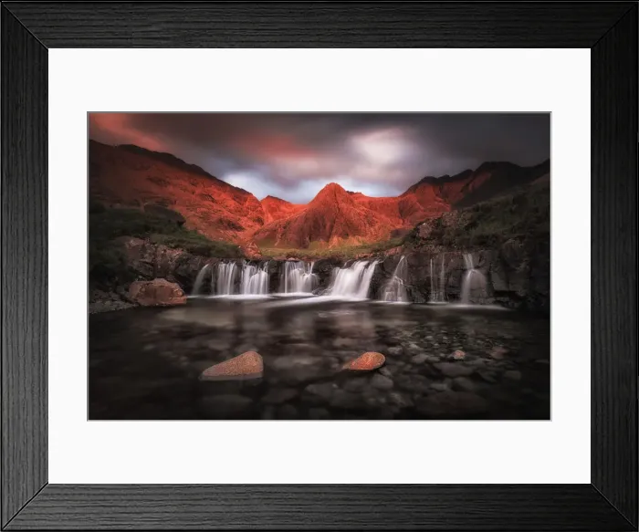Framed Print : Fairy pools, Skye Island, Hebrides, Scotland, United Kingdom Framed Print : Fairy pools, Skye Island, Hebrides, Scotland, United Kingdom