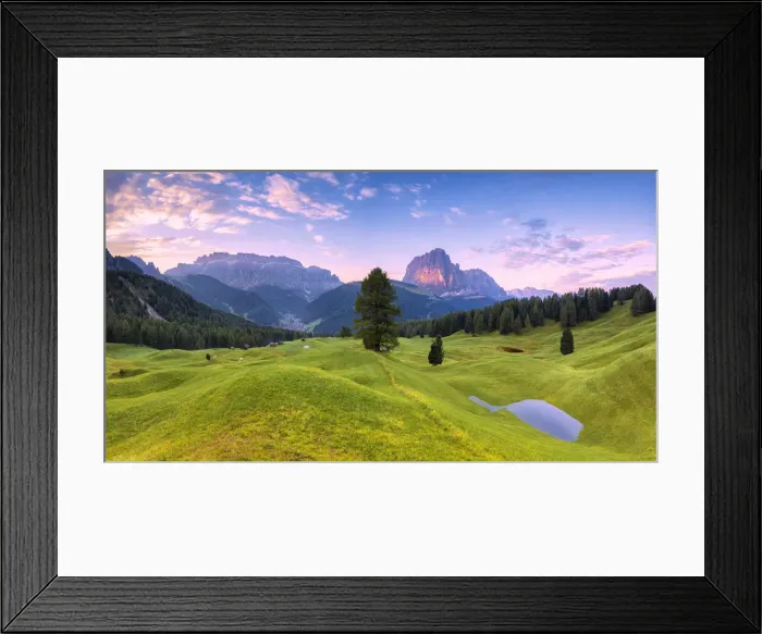 Framed Print : Panoramic view of Daunei pasture after the rain Framed Print : Panoramic view of Daunei pasture after the rain