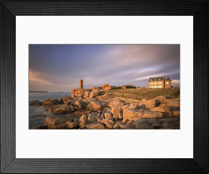 Framed Print : Mean Ruz lighthouse, Ploumanac h, Perro-Guirec, Lannion district, Cote d Amor, Brittany Framed Print : Mean Ruz lighthouse, Ploumanac h, Perro-Guirec, Lannion district, Cote d Amor, Brittany