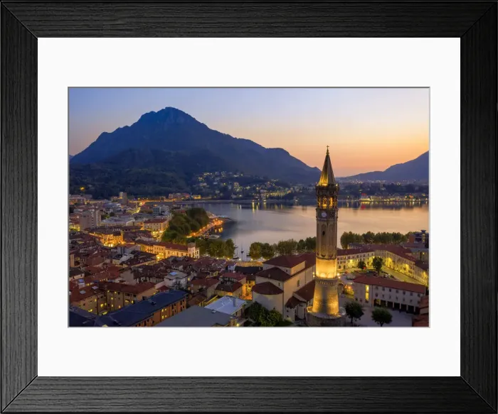 Framed Print : Lecco, Lombardy, Italy, Europe