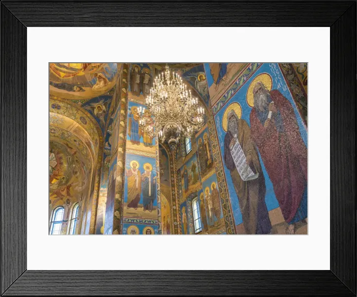 Framed Print : Interiors of the Church of the Saviour on Spilled Blood. Saint Petersburg, Russia Framed Print : Interiors of the Church of the Saviour on Spilled Blood. Saint Petersburg, Russia