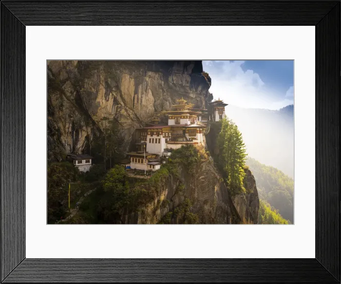 Framed Print : Paro Taktsang also known as the Taktsang Palphug Monastery and the Tigers Nest Framed Print : Paro Taktsang also known as the Taktsang Palphug Monastery and the Tigers Nest