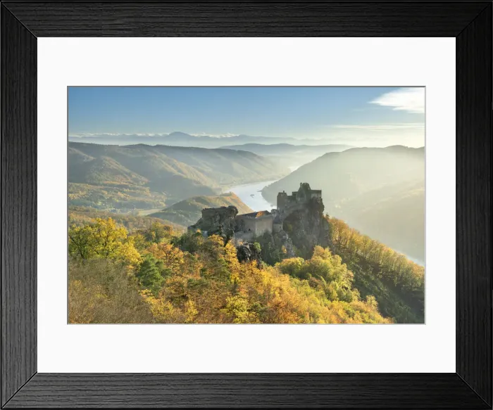 Framed Print : Schoenbühel-Aggsbach, Wachau, district of Melk, Lower Austria, Austria, Europe