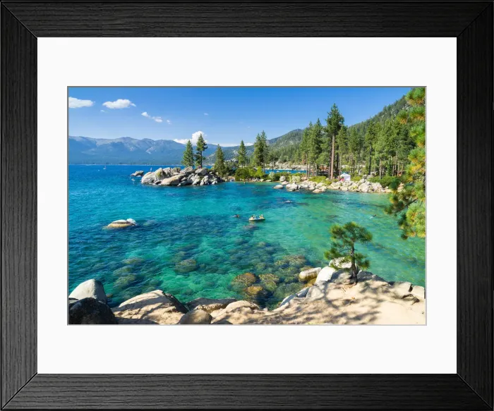 Framed Print : Sand Harbor State Park at Lake Tahoe, Sierra Nevada, Nevada, USA Framed Print : Sand Harbor State Park at Lake Tahoe, Sierra Nevada, Nevada, USA