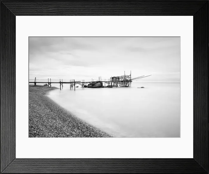 Framed Print : Italy, Abruzzo, Trabocchi coast, stilt fishing huts near Ortona Framed Print : Italy, Abruzzo, Trabocchi coast, stilt fishing huts near Ortona