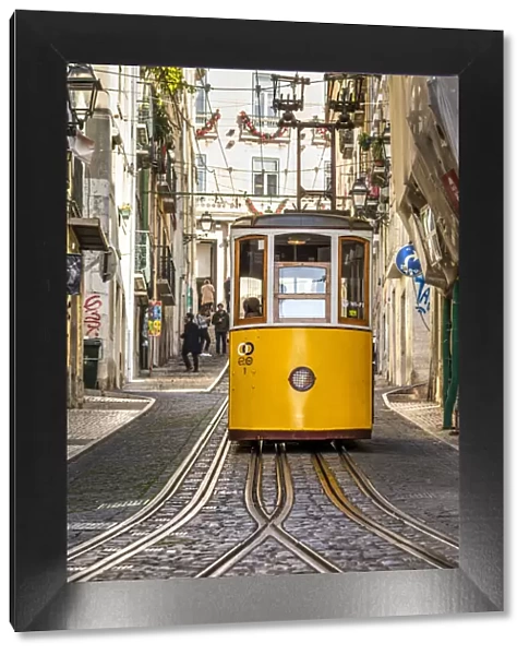 Bica funicular, Lisbon, Portugal