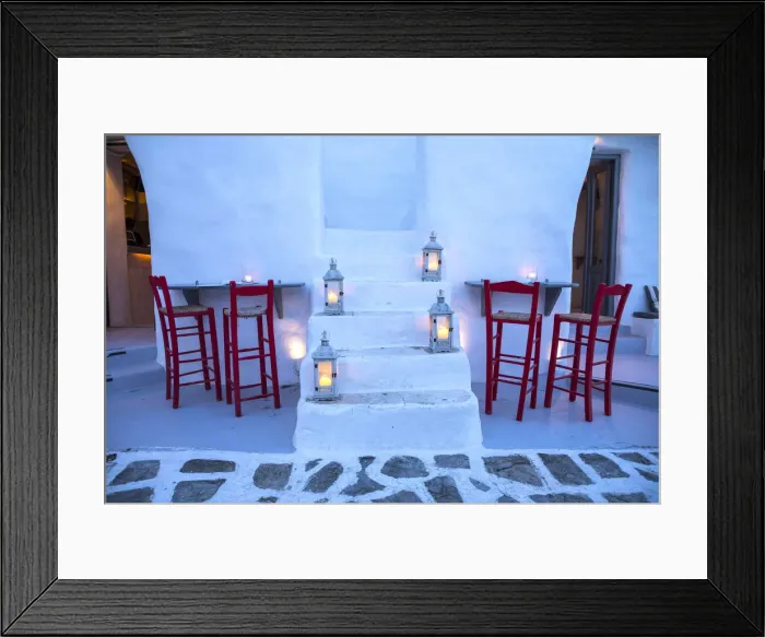 Framed Print : Naousa, Paros, Cyclade Islands, Greece Framed Print : Naousa, Paros, Cyclade Islands, Greece