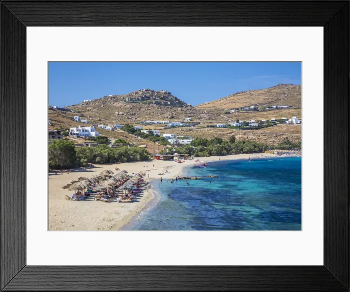 Framed Print : Kalafati Beach, Mykonos, Cyclade Islands, Greece Framed Print : Kalafati Beach, Mykonos, Cyclade Islands, Greece
