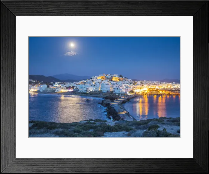Framed Print : Naxos Town, Naxos, Cyclade Islands, Greece Framed Print : Naxos Town, Naxos, Cyclade Islands, Greece