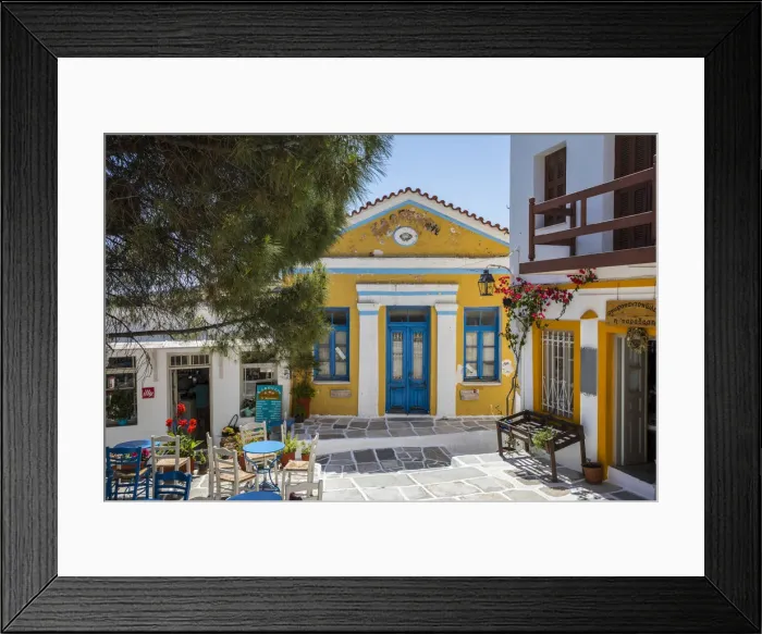 Framed Print : Lefkes Village, Paros, Cyclade Islands, Greece Framed Print : Lefkes Village, Paros, Cyclade Islands, Greece
