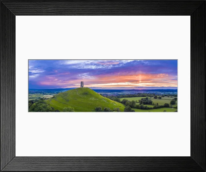 Framed Print : United Kingdom, England, Somerset, Glastonbury, St