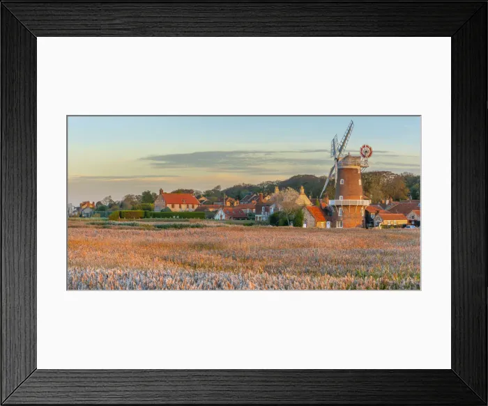 Framed Print : UK, England, East Anglia, Norfolk, Cley, Cley Windmill