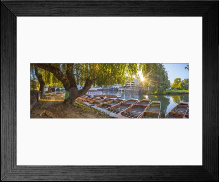 Framed Print : UK, England, Cambridge, The Mill Pond, Punts Framed Print : UK, England, Cambridge, The Mill Pond, Punts