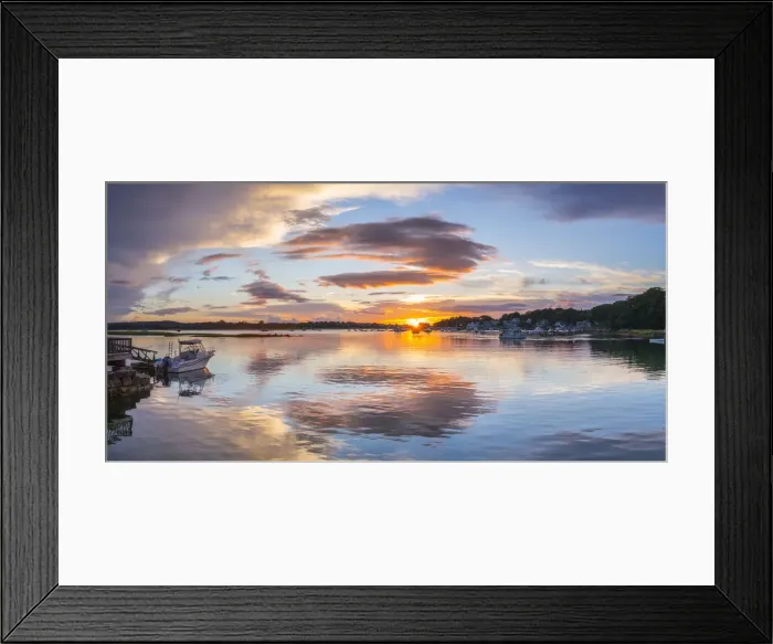 Framed Print : USA, New England, Massachusetts, Cape Ann, Gloucester, Annisquam River sunset Framed Print : USA, New England, Massachusetts, Cape Ann, Gloucester, Annisquam River sunset