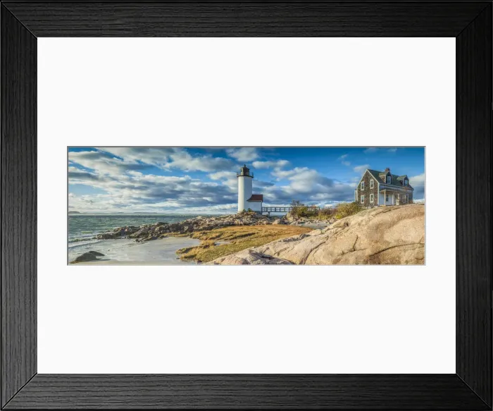Framed Print : USA, New England, Massachusetts, Cape Ann, Gloucester, Annisquam Lighthouse, late Framed Print : USA, New England, Massachusetts, Cape Ann, Gloucester, Annisquam Lighthouse, late