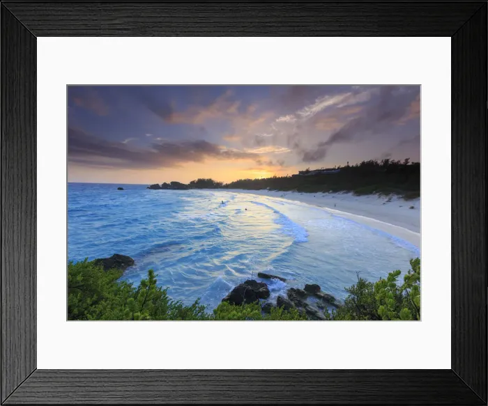 Framed Print : Bermuda, Southhampton Parish, Horseshoe Bay Beach Framed Print : Bermuda, Southhampton Parish, Horseshoe Bay Beach