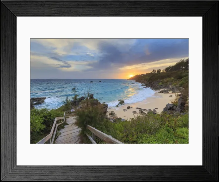 Framed Print : Bermuda, Church Bay Park Framed Print : Bermuda, Church Bay Park