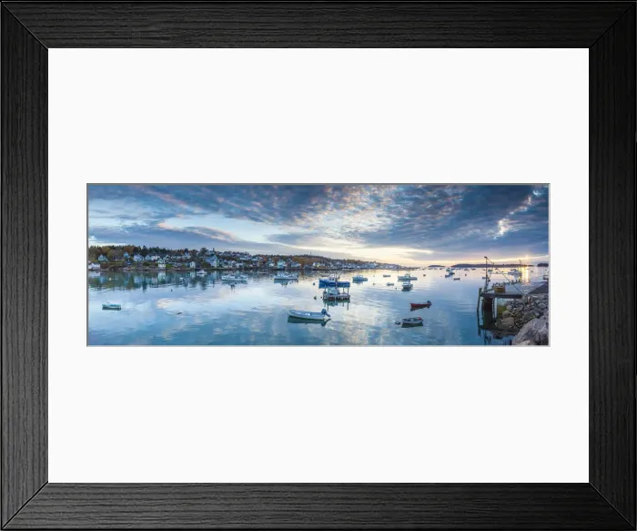 Framed Print : USA, Maine, Stonington, Stonington Harbor, dawn Framed Print : USA, Maine, Stonington, Stonington Harbor, dawn