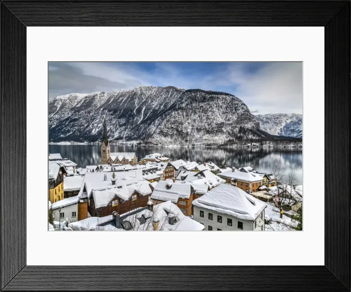 Framed Print : Hallstatt, Upper Austria, Austria Framed Print : Hallstatt, Upper Austria, Austria