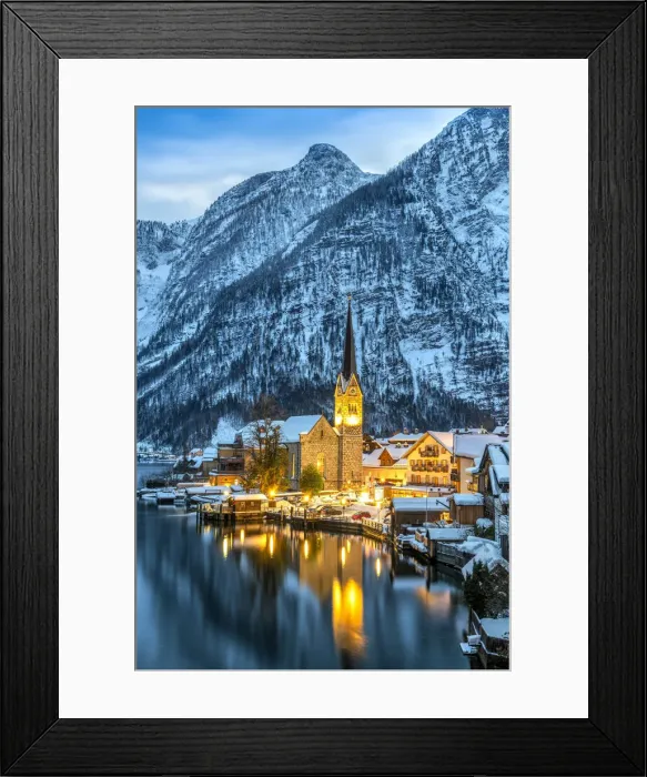 Framed Print : Hallstatt, Upper Austria, Austria Framed Print : Hallstatt, Upper Austria, Austria