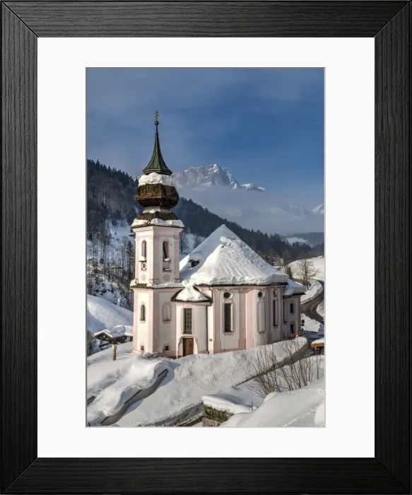 Framed Print : Maria Gern church, Berchtesgaden, Bavaria, Germany Framed Print : Maria Gern church, Berchtesgaden, Bavaria, Germany