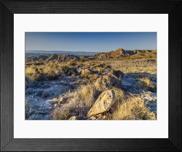 Framed Print : Tabernas, desert, Almeria, Andalusia, Spain Framed Print : Tabernas, desert, Almeria, Andalusia, Spain