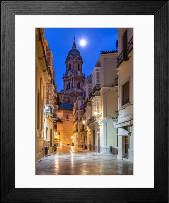 Framed Print : Malaga, Andalusia, Spain