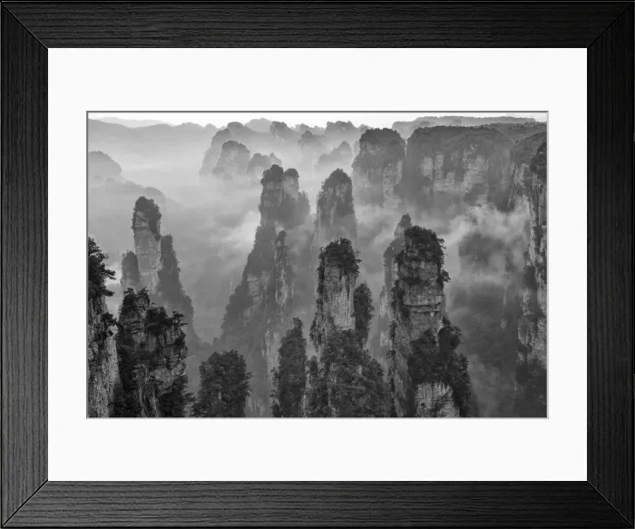 Framed Print : Asia, China, Hunan Province, UNESCO, Wulingyuan, Wuling Mountain Framed Print : Asia, China, Hunan Province, UNESCO, Wulingyuan, Wuling Mountain