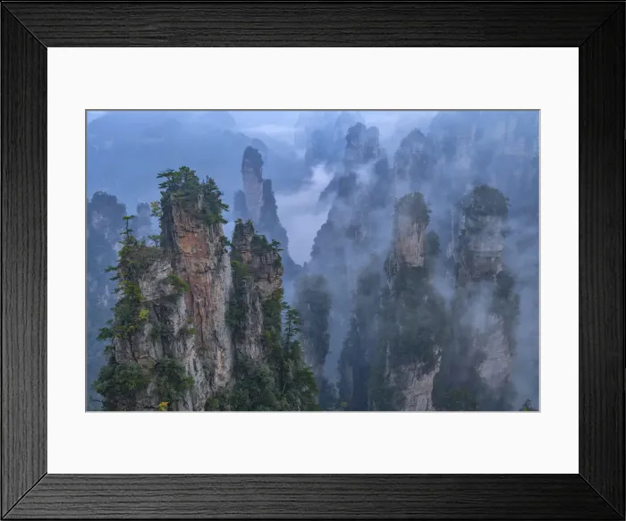 Framed Print : Asia, China, Hunan Province, UNESCO, Wulingyuan, Wuling Mountain Framed Print : Asia, China, Hunan Province, UNESCO, Wulingyuan, Wuling Mountain