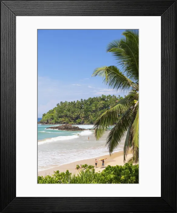 Framed Print : Mirissa beach, Southern Province, Sri Lanka Framed Print : Mirissa beach, Southern Province, Sri Lanka