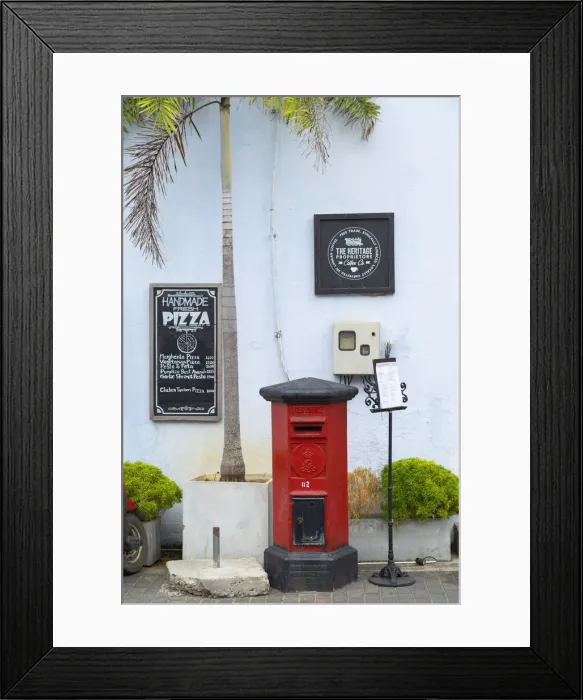 Framed Print : The Heritage Cafe and Bistro, Galle, Southern Province, Sri Lanka