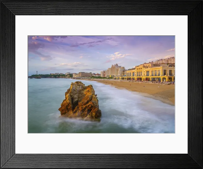 Framed Print : France, Aquitaine, Pyrenees Atlantiques, Biarritz Framed Print : France, Aquitaine, Pyrenees Atlantiques, Biarritz