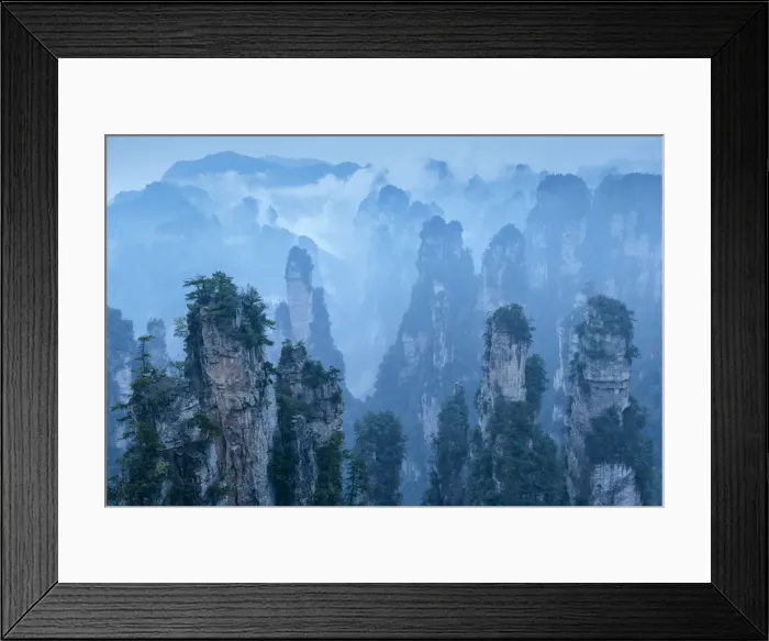 Framed Print : China, Hunan Province, Wulingyuan, Wuling Mountain Framed Print : China, Hunan Province, Wulingyuan, Wuling Mountain