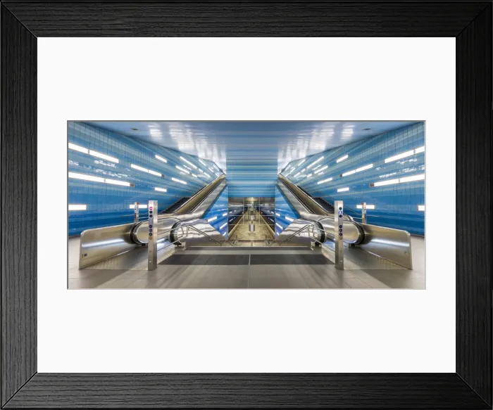 Framed Print : berseequartier station on U4 U-Bahn line, HafenCity, Hamburg, Germany Framed Print : berseequartier station on U4 U-Bahn line, HafenCity, Hamburg, Germany