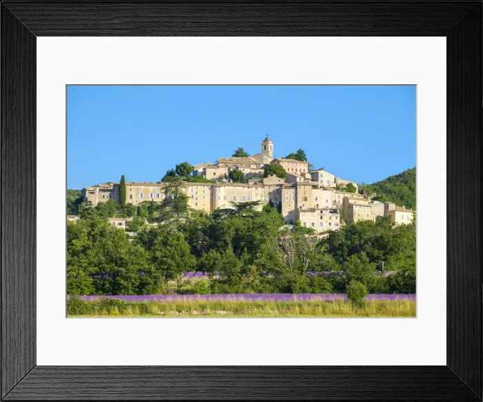 Framed Print : Hilltop town of Banon, Alpes-de-Haute-Provence, Provence-Alpes-CA'te d Azur, France