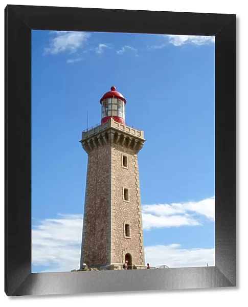 Lighthouse at Cap Bear, Port-Vendres, PyrA nA es-Orientales, Languedoc-Roussillon, France