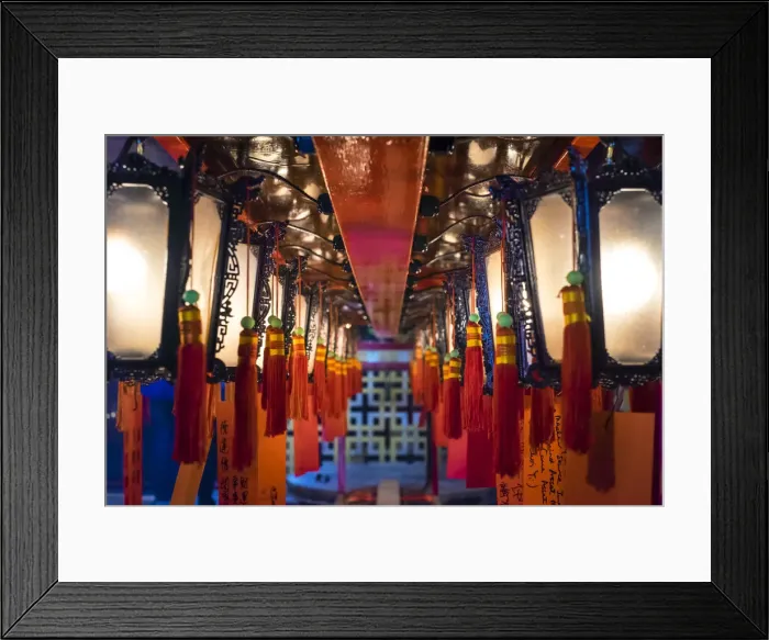 Framed Print : Prayer lanterns at Man Mo Temple, Sheung Wan, Central District, Hong Kong Island Framed Print : Prayer lanterns at Man Mo Temple, Sheung Wan, Central District, Hong Kong Island