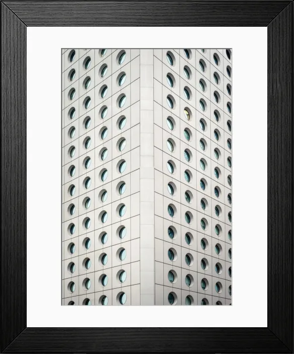 Framed Print : Circular windows, exterior of Jardine House, formerly known as Connaught Centre, Central Framed Print : Circular windows, exterior of Jardine House, formerly known as Connaught Centre, Central