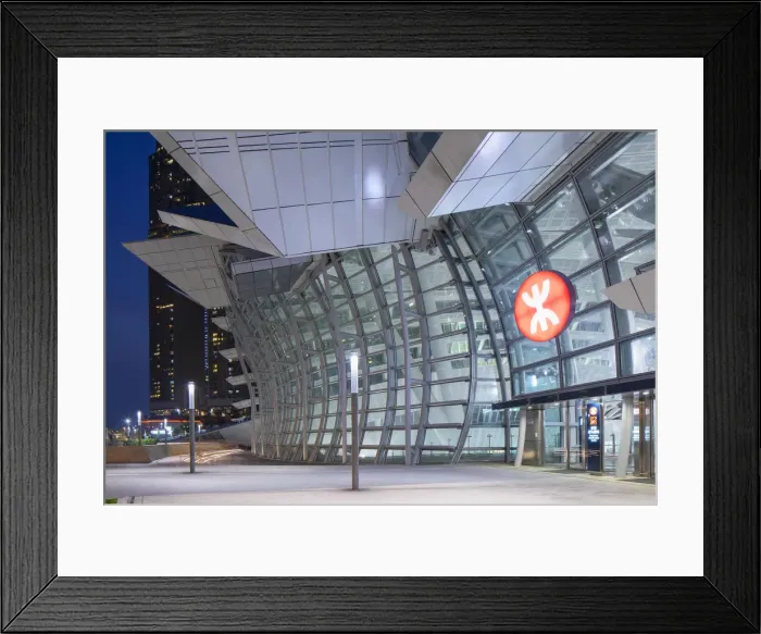 Framed Print : West Kowloon Station at dusk, Kowloon, Hong Kong Framed Print : West Kowloon Station at dusk, Kowloon, Hong Kong