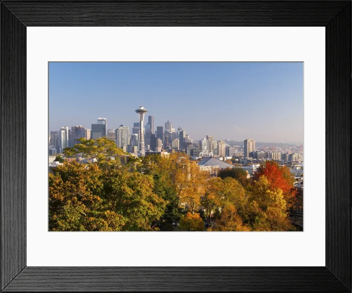 Framed Print : View of Seattle from Kerry Park, Seattle Washington, USA Framed Print : View of Seattle from Kerry Park, Seattle Washington, USA