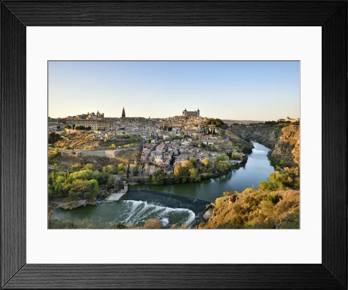 Framed Print : Toledo and the Tagus river at twilight, a Unesco World Heritage Site. Castilla la Mancha Framed Print : Toledo and the Tagus river at twilight, a Unesco World Heritage Site. Castilla la Mancha
