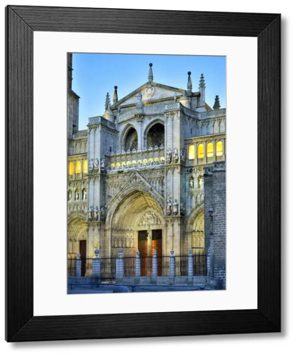 Framed Print : The Catedral Primada (Primate Cathedral of Saint Mary of Toledo), dating back to Framed Print : The Catedral Primada (Primate Cathedral of Saint Mary of Toledo), dating back to